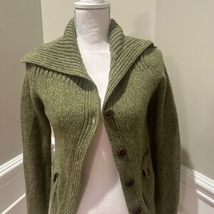 Women Banana Republic Wool Blend Cardigan Sweater Size M